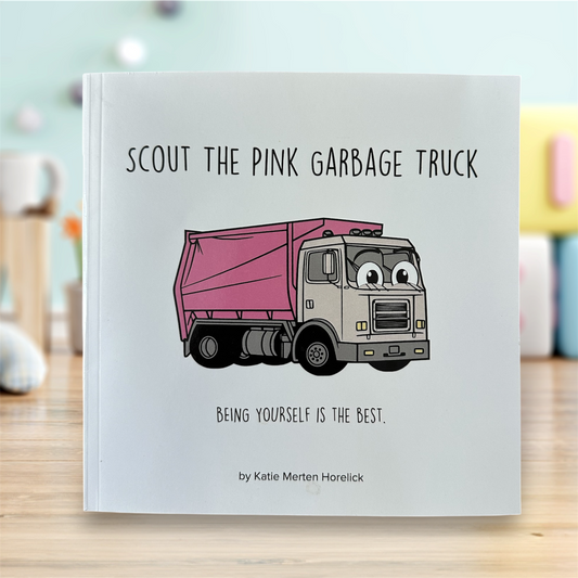 Twin Palms Print LLC - Scout The Pink Garbage Truck